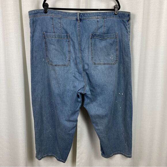 A+ Anthropologie Pilcro The Column Straight Jeans Sz.24W - Picture 12 of 16